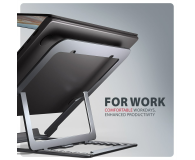 Axagon STND-LAG Podstawka do laptopów i tabletów 10-17,3' szara - 1485480 - zdjęcie 4